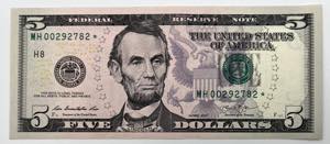 U.S.A. - 5 Dollari 2013 ... 