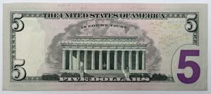 U.S.A. - 5 Dollari 2013 - Lincoln - Sigillo ... 
