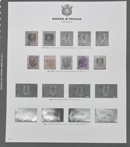 Raccolta di francobolli Regno dItalia - ... 