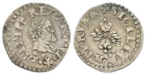 Napoli - ½ Carlino - Filippo II (1556-1598) ... 