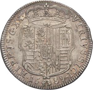Napoli - 1 Tarì 1689 - Carlo II (1674 - ... 