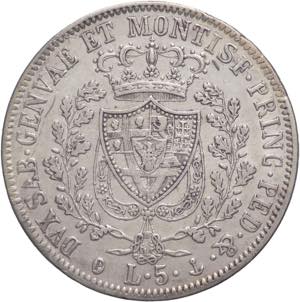 Regno di Sardegna - 5 lire 1829 - Carlo ... 