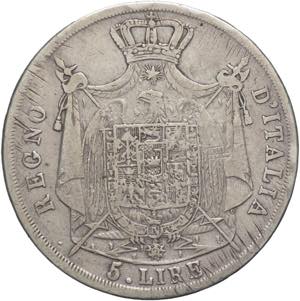 Milano - 5 lire 1809 - Napoleone I Re ... 