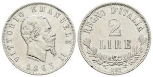 Vittorio Emanuele II (1861-1878) - 2 lire ... 