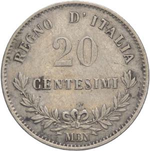 Regno dItalia - 20 Centesimi 1863 - ... 