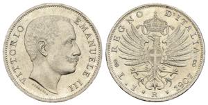1 Lira 1907 - Vittorio Emanuele III ... 