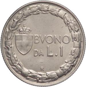Regno dItalia - buono da 1 Lira 1922 - ... 