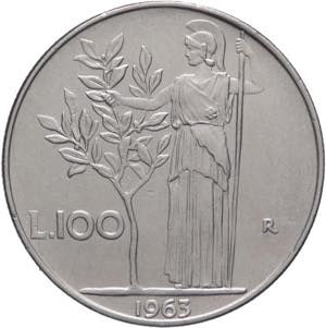 Repubblica Italiana - 100 lire 1963 - ... 
