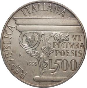 500 Lire 1993 - Anno Oraziano - Ag. 835 - ... 