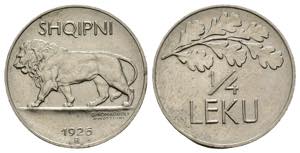 Albania - 1/4 di Leku 1926 - zecca di Roma - ... 