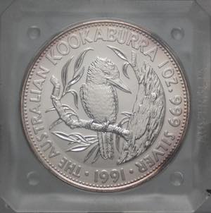Australia - 5 Dollari 1991 - 1 OZ Ag. 999 - ... 