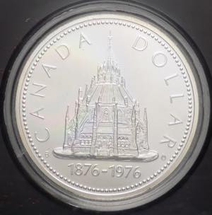 Canada - 1 Dollaro 1976 - 100° Anniversario ... 