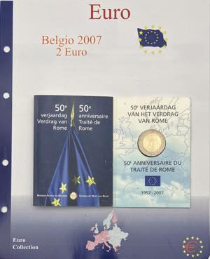 Belgio - 2 Euro 2007 - 50° Anniversario dei ... 