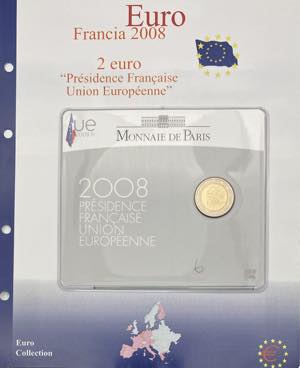 Francia - 2 Euro 2008 - Presidenza francese ... 