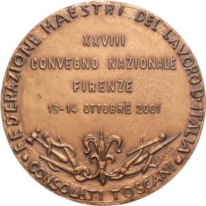 Italia - medaglia Federazione Maestri del ... 