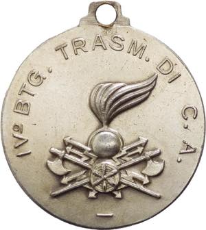 Medaglia emessa per la IV° Brigata ... 
