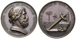 Medaglia - Dedicata ad Archimede, 1830 - ... 