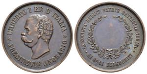 Medaglia - Umberto I (1878-1900) Premio ... 