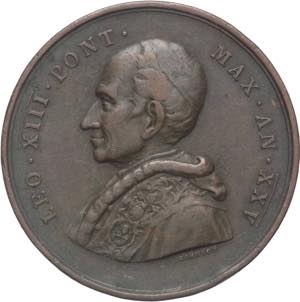 Leone XIII, Pecci (1878-1903) - medaglia  ... 