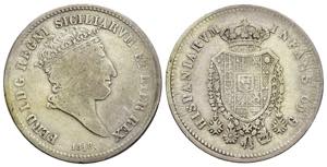 Napoli - Ferdinando I (1816-1825) - Mezza ... 