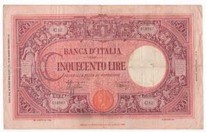 Vittorio Emanuele III (1900-1943) - 500 lire ... 