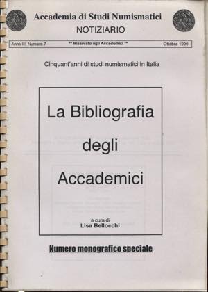 BELLOCCHI L. - La bibliografia degli ... 