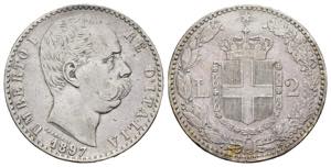 2 lire 1897 - Umberto I (1878-1900) - II° ... 