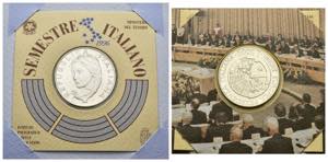 5000 lire 1996 commemorativa del semestre di ... 