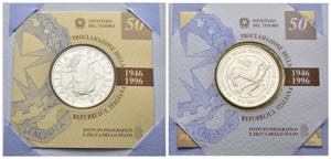 10000 lire 1996 commemorativa del 50° ... 