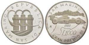 San Marino - 1000 Lire 1989 - Gran Premio ... 
