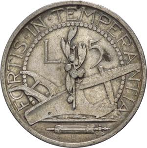 Vecchia Monetazione (1864-1938) - 5 Lire ... 