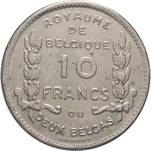 Belgio - Alberto I (1909-1934) - 10 Franchi ... 