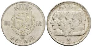 Belgio - Leopoldo III - 100 franchi 1951 - ... 