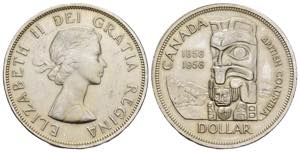 Canada - 1 Dollaro 1958 - Elisabetta II, ... 