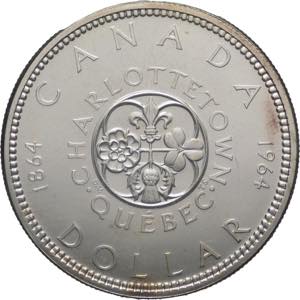 Canada - 1 Dollaro 1964 - 100° Anniversario ... 