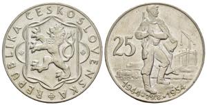 Cecoslovacchia - 25 Korun 1954 - Rivolta ... 