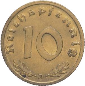 Germania - 10 Reichspfennig 1937 D 