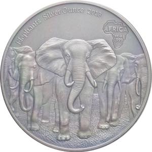 Ghana - 5 Cedis 2013 - African Elefant - 1 ... 