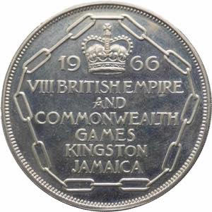 Jamaica -  5 Shilling 1966 commemorativi ... 
