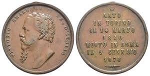 Medaglia - Commemorativa di Vittorio ... 