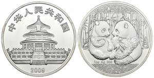 Cina - medaglia Panda 2009 - 1 Oz Ag .999 - ... 
