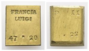 Peso Monetale - Quadrato - Francia - Luigi - ... 