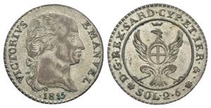 Vittorio Emanule I (1802-1821) - 2,6 soldi ... 