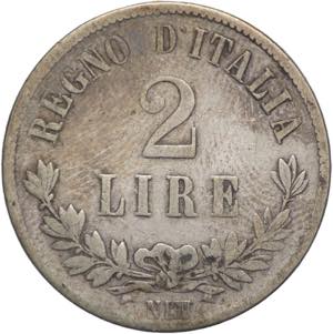 Vittorio Emanuele II (1861 - 1878) - 2 Lire ... 