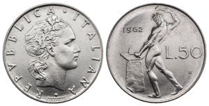 Monetazione in Lire (1946-2001) - 50 lire ... 