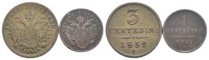 Lombardo Veneto - Lotto n.2 Monete composto ... 