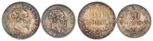 Regno dItalia - Lotto n.2 Monete composto ... 