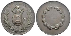Medaglia - Francia - Villa di Dunkerque - ... 