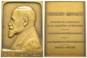 Placca - Charles Moureu, membro ... 