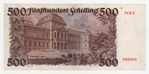 Austria - 500 Schilling 1953 - KK#240 - ... 
